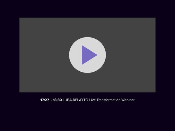 UBA-RELAYTO Webinar FAQs Guide - Page 9