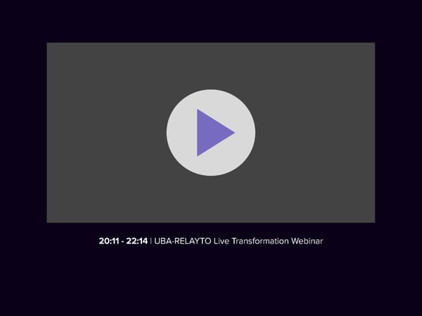 UBA-RELAYTO Webinar FAQs Guide - Page 13