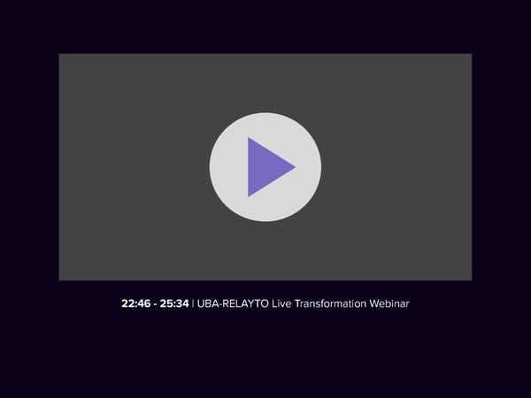 UBA-RELAYTO Webinar FAQs Guide - Page 17