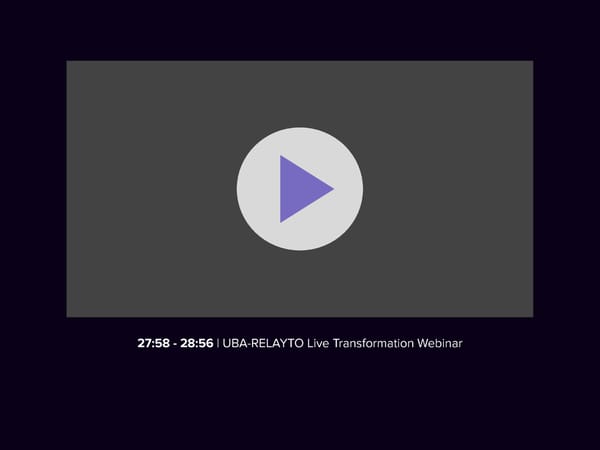 UBA-RELAYTO Webinar FAQs Guide - Page 27