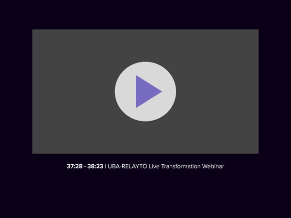 UBA-RELAYTO Webinar FAQs Guide - Page 33