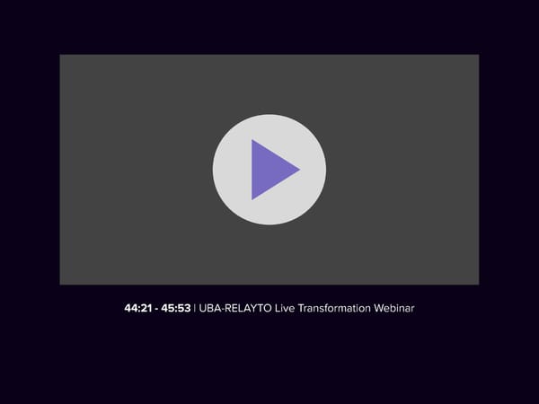 UBA-RELAYTO Webinar FAQs Guide - Page 43