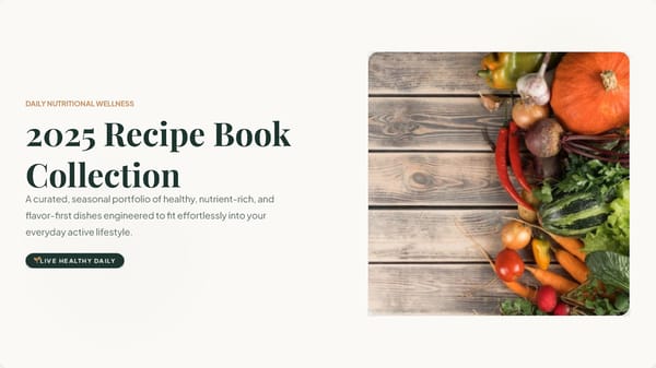2025 Recipe Book Collection - Page 1